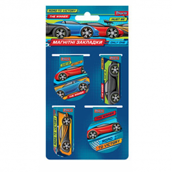 Фото - Закладки магнитные 1Вересня 'Winner', 4шт, Украина 46806 Фото - Закладки магнитные 1Вересня 'Winner', 4шт, Украина 46806
