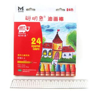 Фото - Мелки масляные 12цв*0,8мм OP24,уп20шт 37350