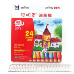 Мелки масляные 12цв*0,8мм OP24,уп20шт