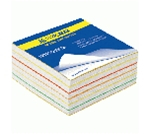 Блок паперу для нотаток ВЕСЕЛКА, 80х80х30мм, склеєний