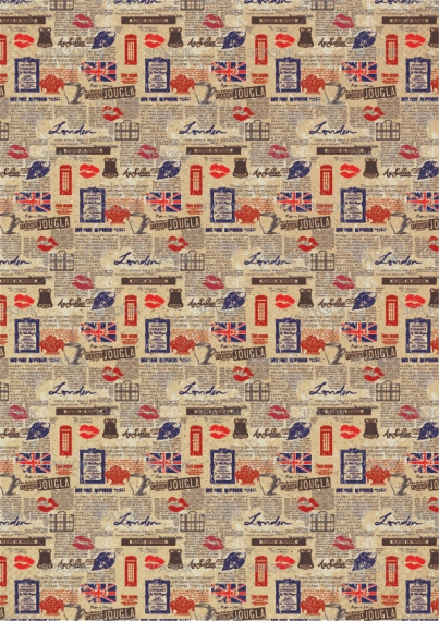 Фото - Набір кольорового паперу 'Крафтові візерунки' Преміум А4, 12 арк. 47358 Фото - Набір кольорового паперу 'Крафтові візерунки' Преміум А4, 12 арк. 47358