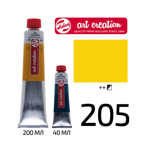 Фото - Фарба олійна ArtCreation, 200 мл, (205) Лимонний жовтий, Royal Talens 48930 Фото - Фарба олійна ArtCreation, 200 мл, (205) Лимонний жовтий, Royal Talens 48930
