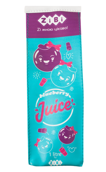 Фото - Пенал м'який СІК ЯГІДКА, 22х6х6 см, блакитний 52666