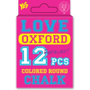 Фото - Мел цветной круглый 12 шт. 'Oxford' розовый 32505 Фото - Мел цветной круглый 12 шт. 'Oxford' розовый 32505