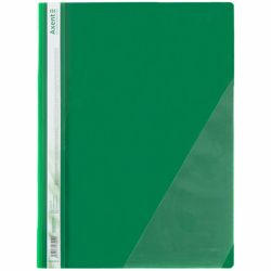 Фото - Швидкозшивач з кутовою кишенею, зелений 52198