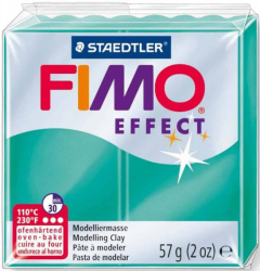 Фото - Пластика Effect, Зелена напівпрозора, 57г, Fimo 48056 Фото - Пластика Effect, Зелена напівпрозора, 57г, Fimo 48056