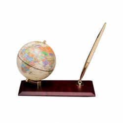 Фото - Глобус на дер. підставці, 'черв. дер.' BESTAR 30322