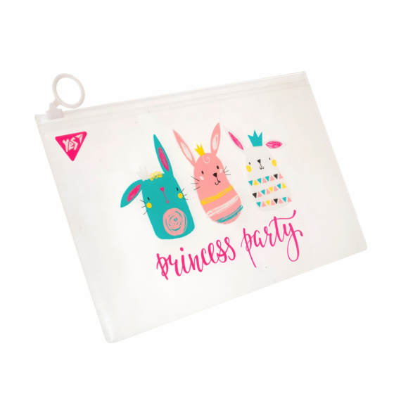 Фото - Папка-конверт YES на молнии Check/Travel 'Princess party' 47059