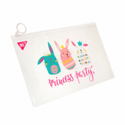 Фото - Папка-конверт YES на молнии Check/Travel 'Princess party' 47059