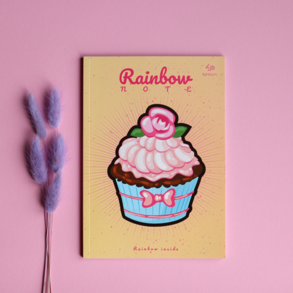 Фото - Блокнот TM Profiplan Artbook Rainbow ' Cake', peach, A5 51176 Фото - Блокнот TM Profiplan Artbook Rainbow ' Cake', peach, A5 51176