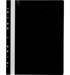 Фото - Швидкозшивач з перфорацією А4, чорний 34833