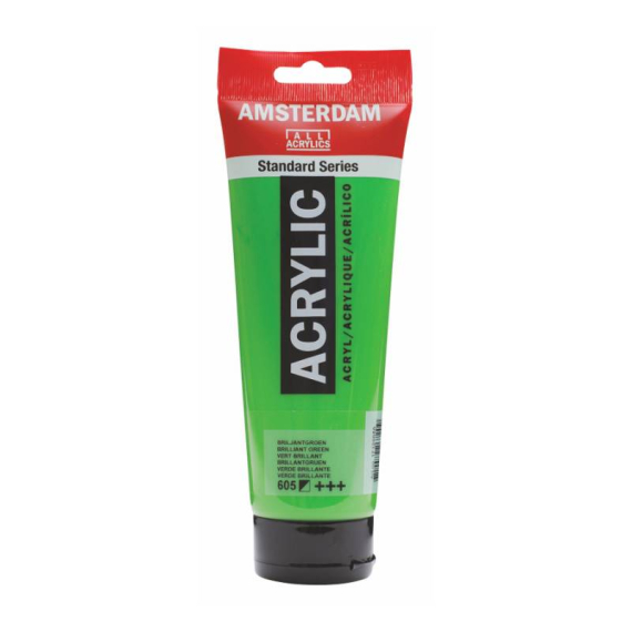 Фото - Фарба акрилова AMSTERDAM, (605) Діамантовий зелений, 120 мл, Royal Talens 48610