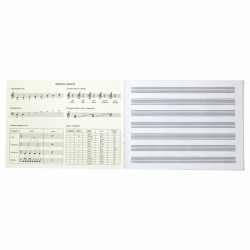 Фото - Зошит для нот А5, 20 л, RH-2 43781 Фото - Зошит для нот А5, 20 л, RH-2 43781