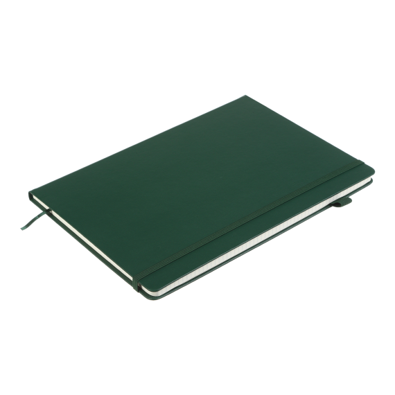 Фото - Книга записна PRIMO 190*250, 96 арк., Клітинка, обкл. штучна шкіра, зелений 61482 Фото - Книга записна PRIMO 190*250, 96 арк., Клітинка, обкл. штучна шкіра, зелений 61482