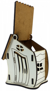 Фото - МДФ Будиночок № 12 скринька товст.крива 6*7*10см М-2085 49854 Фото - МДФ Будиночок № 12 скринька товст.крива 6*7*10см М-2085 49854