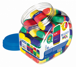 Фото - Гумка + чинка  Compact MIX, банка 8318