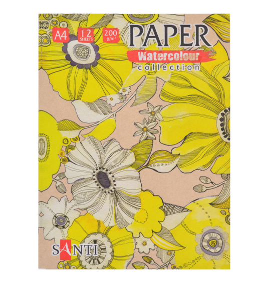 Фото - Набір акварельного паперу А4 'Paper Watercolor Collection', 12 шт 41770 Фото - Набір акварельного паперу А4 'Paper Watercolor Collection', 12 шт 41770