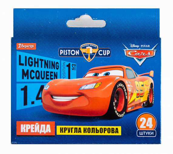 Фото - Мел цветной круглый 24 шт. 'Cars' (уп.12) 38347 Фото - Мел цветной круглый 24 шт. 'Cars' (уп.12) 38347