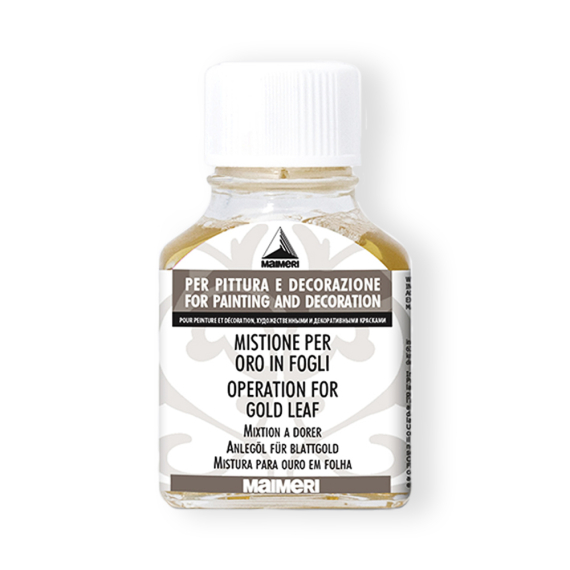 Фото - 644 Мордан (мікстіон) масляний 75 мл допоміжні матеріали для золочення Idea Oro Maimeri Італія 51871 Фото - 644 Мордан (мікстіон) масляний 75 мл допоміжні матеріали для золочення Idea Oro Maimeri Італія 51871